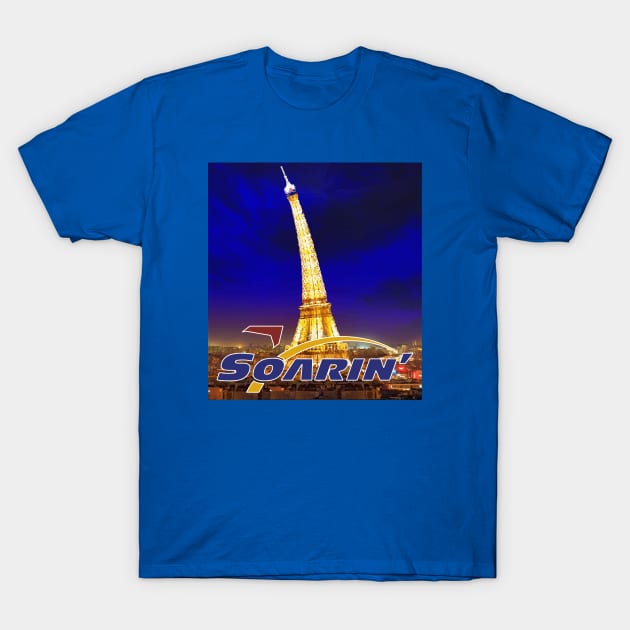 Soarin' - Bent Eiffel Tower T-Shirt by Tomorrowland Arcade